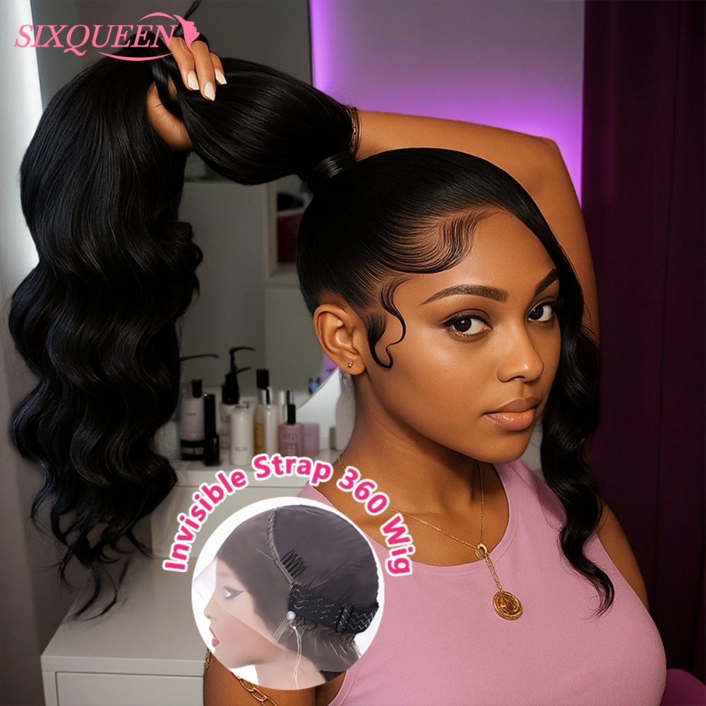 HD 360 شعر مستعار دانتيل كامل  - مراجعة Human Hair Wigs وسعره