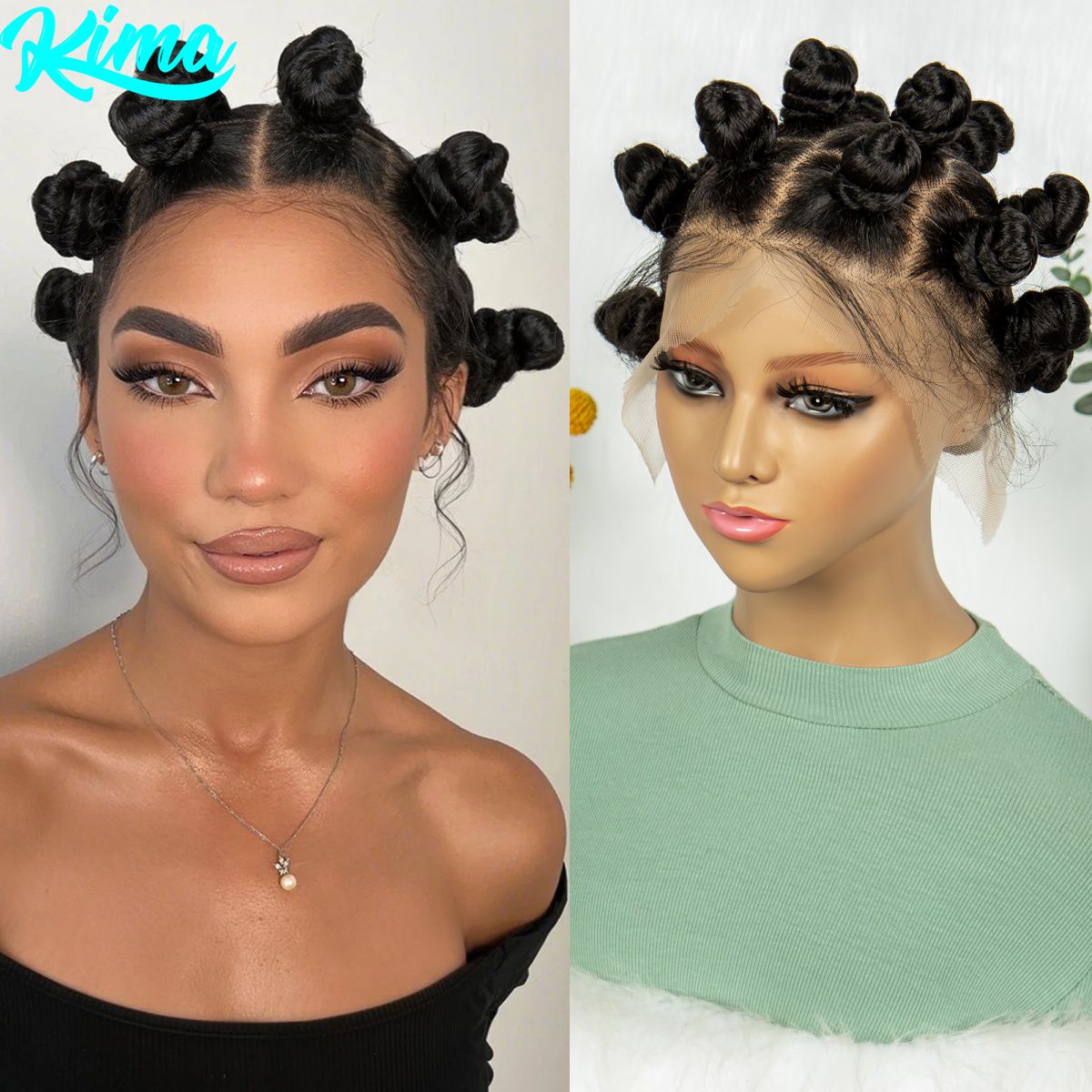 كامل الدانتيل اليدوية بانتو شع - مراجعة Synthetic Braided Wigs For Black Women وسعره