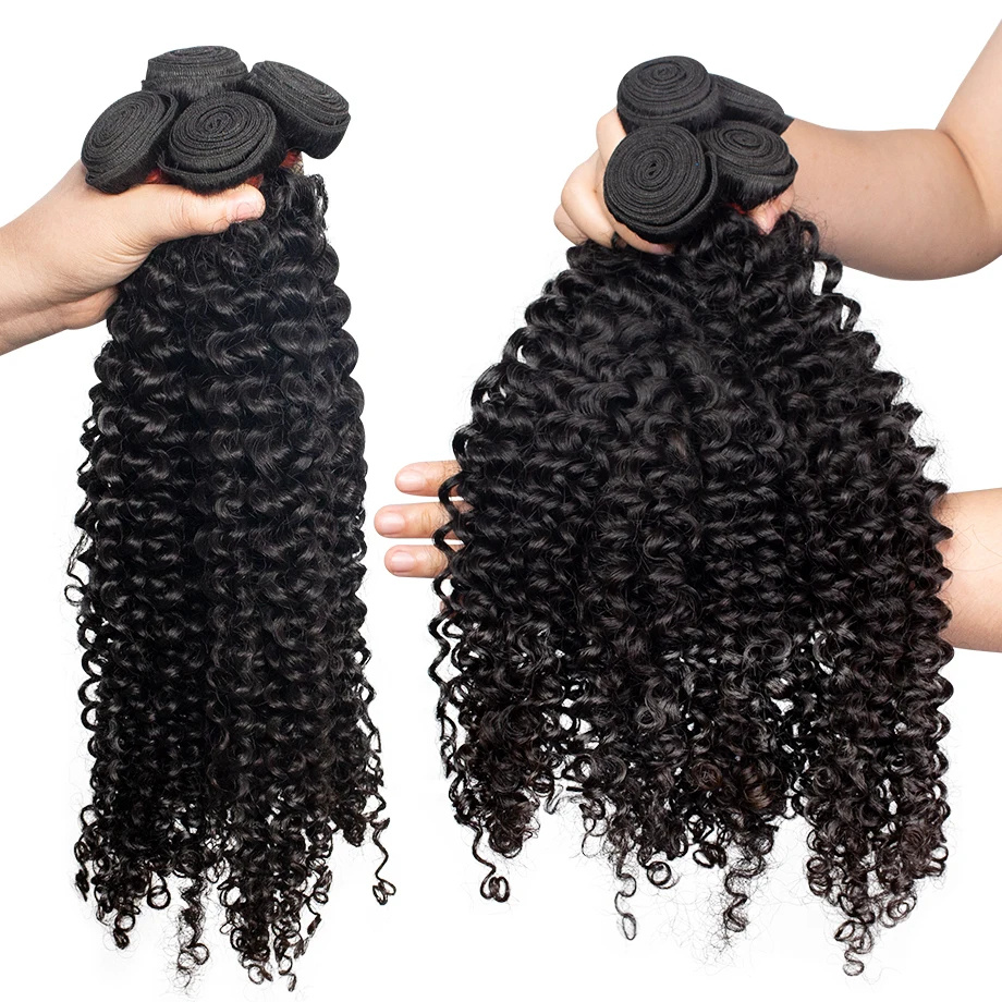 شعر بشري برازيلي طبيعي مموج عم - مراجعة Deep Wave 3 Bundles With Closure وسعره